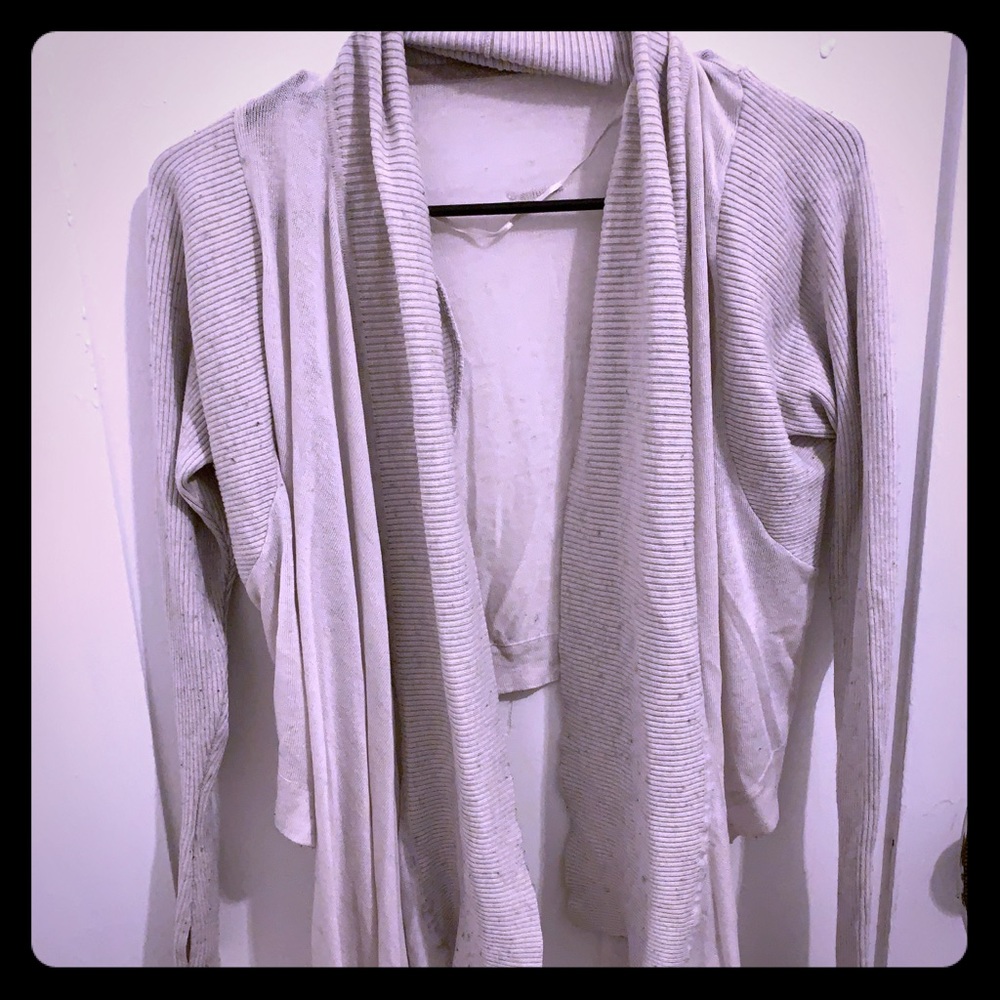 White Lululemon Wrap Cardigan